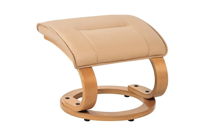 Massagestol Majestic - Brunt, lyst træ - Møbler - Stole & lænestole - Lænestole - Massagestol