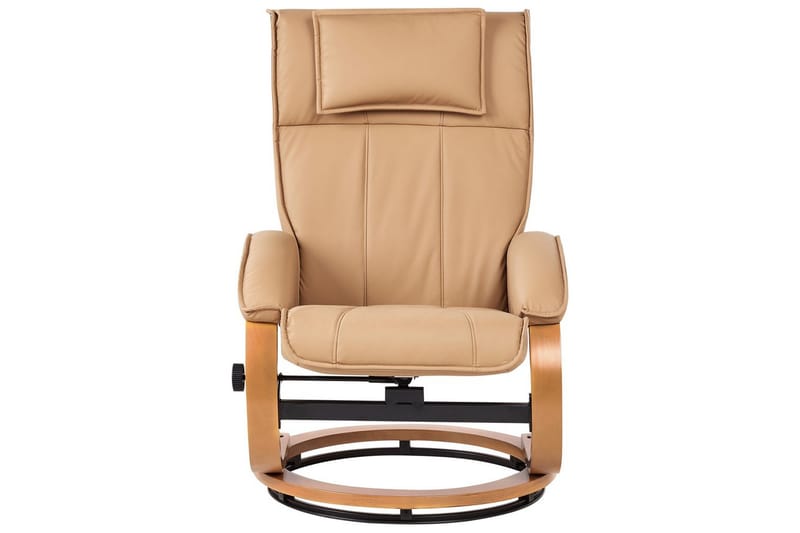 Massagestol Majestic - Brunt, lyst træ - Møbler - Stole & lænestole - Lænestole - Massagestol