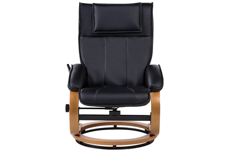 Massagestol Majestic - Sort, lyst træ - Møbler - Stole & lænestole - Lænestole - Massagestol