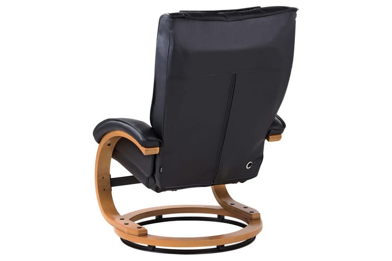 Massagestol Majestic - Sort, lyst træ - Møbler - Stole & lænestole - Lænestole - Massagestol