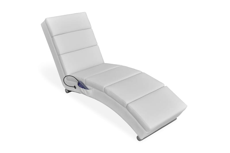 Massagestol Kunstlæder Hvid - Hvid - Massagestol - Læderstol