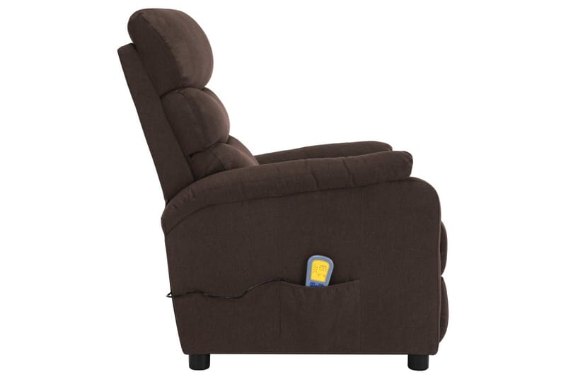 Massagestol Stof Brun - Brun - Møbler - Stole & lænestole - Lænestole - Massagestol