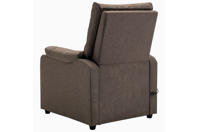 Massagestol stof brun - Brun - Møbler - Stole & lænestole - Lænestole - Massagestol