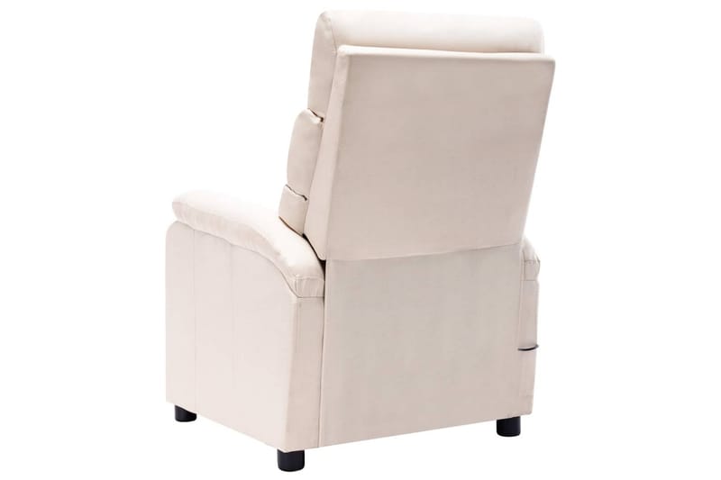 Massagestol Stof Cremefarvet - Creme - Møbler - Stole & lænestole - Lænestole - Massagestol
