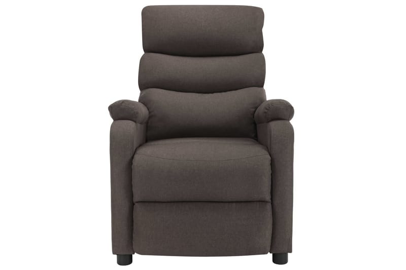 Massagestol Stof Gråbrun - Gråbrun - Møbler - Stole & lænestole - Lænestole - Massagestol
