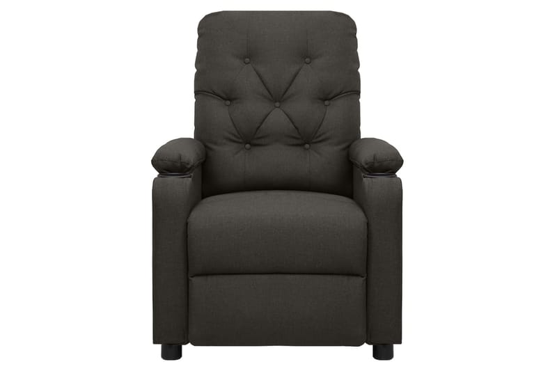 massagestol stof gråbrun - Gråbrun - Møbler - Stole & lænestole - Lænestole - Massagestol