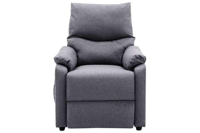 Massagestol stof lysegrå - Grå - Møbler - Stole & lænestole - Lænestole - Massagestol