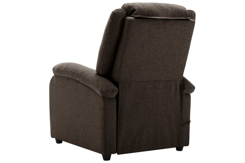 massagestol stof mørkebrun - Brun - Møbler - Stole & lænestole - Lænestole - Massagestol