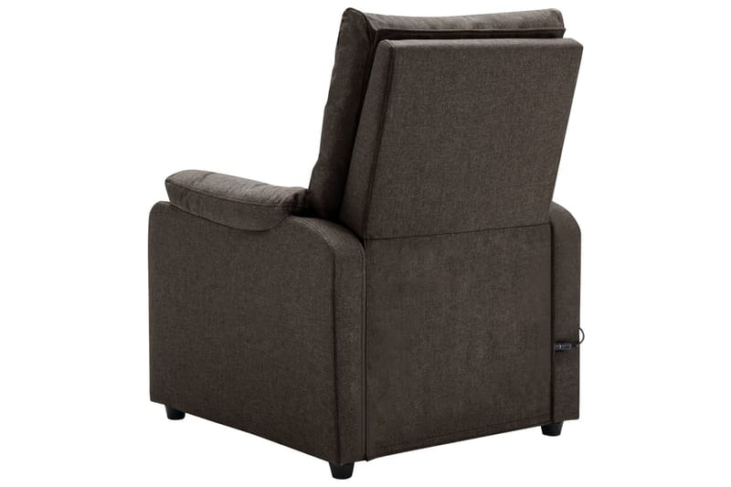 massagestol stof mørkebrun - Brun - Møbler - Stole & lænestole - Lænestole - Massagestol