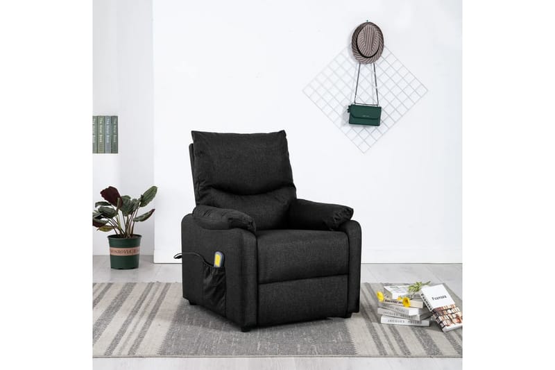 massagestol stof sort - Sort - Møbler - Stole & lænestole - Lænestole - Massagestol