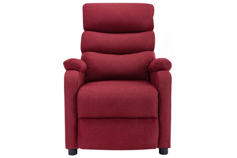 Massagestol Stof Vinrød - Rød - Møbler - Stole & lænestole - Lænestole - Massagestol
