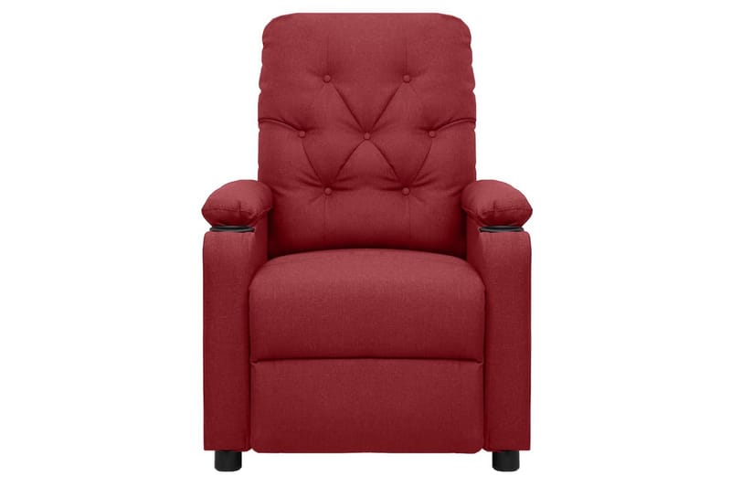 massagestol stof vinrød - Rød - Møbler - Stole & lænestole - Lænestole - Massagestol
