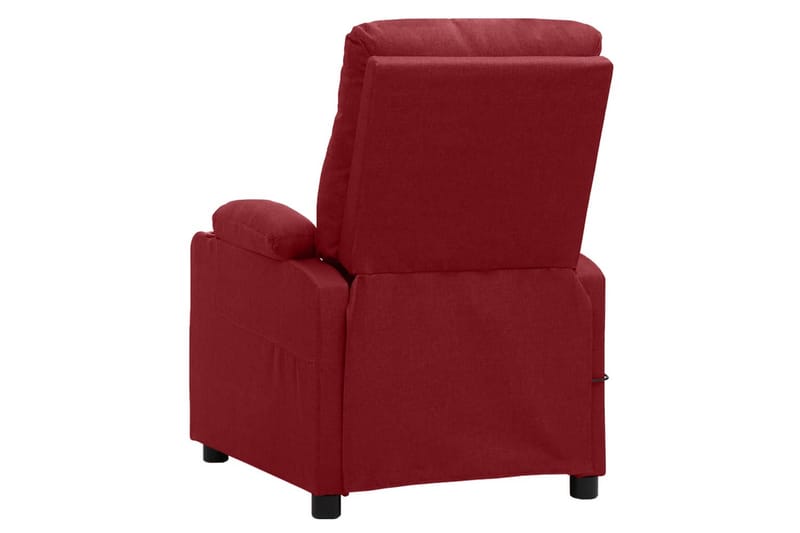 massagestol stof vinrød - Rød - Møbler - Stole & lænestole - Lænestole - Massagestol