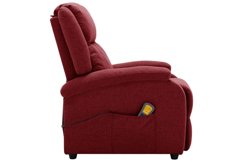 massagestol stof vinrød - Rød - Møbler - Stole & lænestole - Lænestole - Massagestol