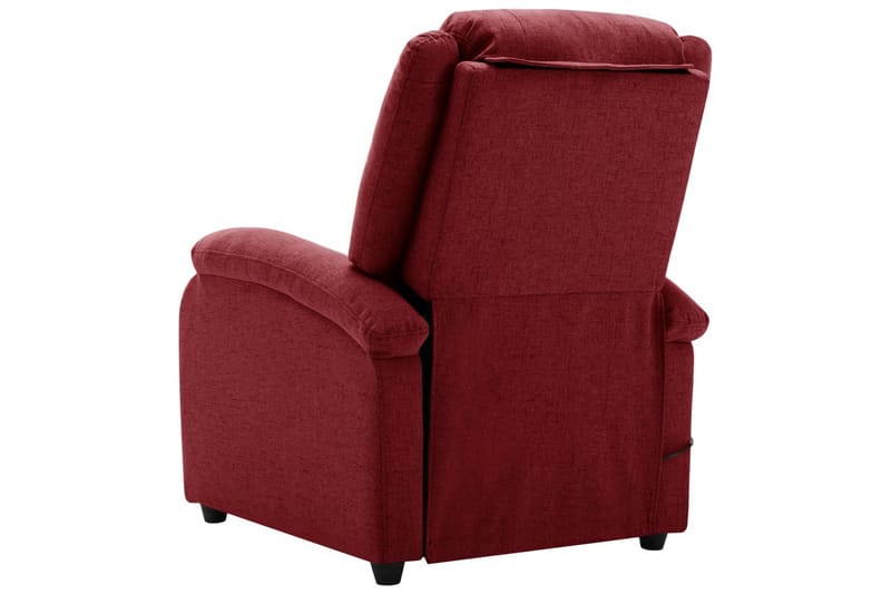 massagestol stof vinrød - Rød - Møbler - Stole & lænestole - Lænestole - Massagestol