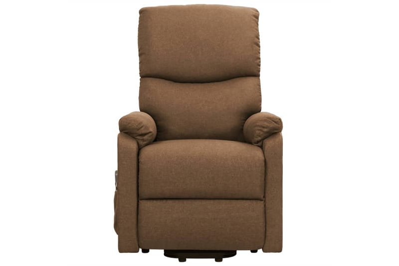 massagestol med løftefunktion stof gråbrun - Gråbrun - Møbler - Stole & lænestole - Lænestole - Massagestol