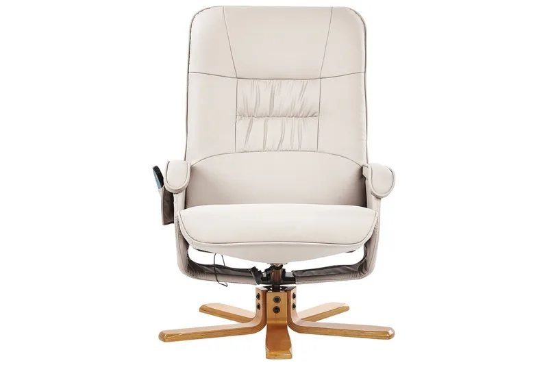 Massagestol Relaxpro - Beige, Lys Træ - Møbler - Stole & lænestole - Lænestole - Massagestol