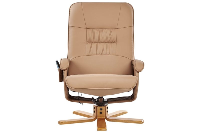 Massagestol Relaxpro - Brunt, lyst træ - Møbler - Stole & lænestole - Lænestole - Massagestol