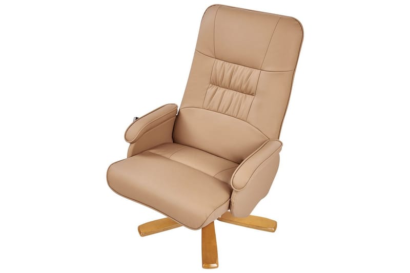 Massagestol Relaxpro - Brunt, lyst træ - Møbler - Stole & lænestole - Lænestole - Massagestol