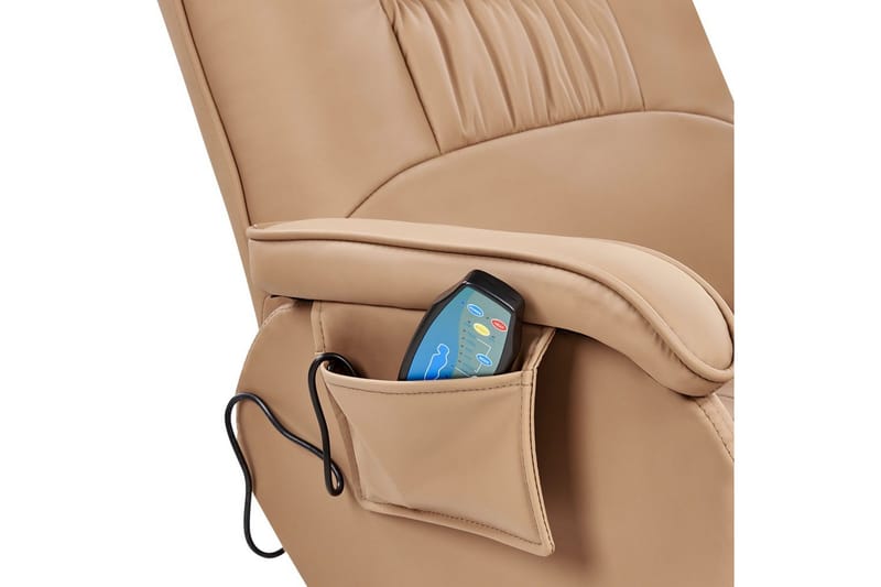 Massagestol Relaxpro - Brunt, lyst træ - Møbler - Stole & lænestole - Lænestole - Massagestol