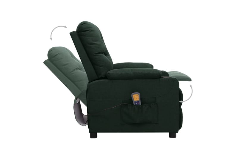 massagestol stof mørkegrøn - Grøn - Møbler - Stole & lænestole - Lænestole - Massagestol