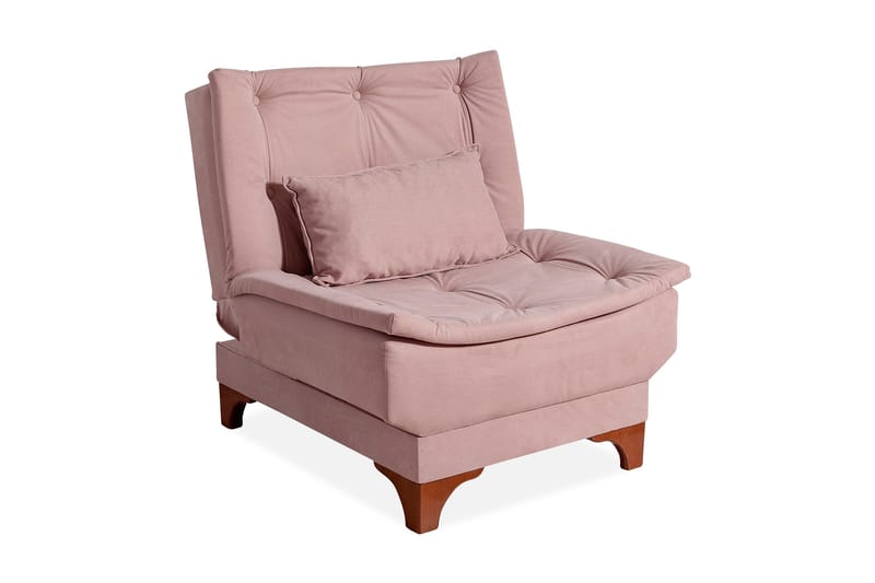 Mathenia lænestol med armlæn, Brun