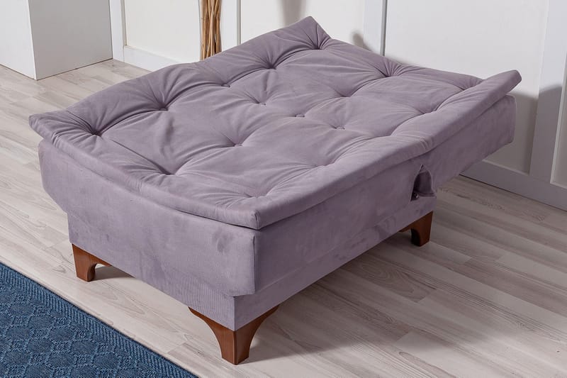 Mathenia lænestol med armlæn - Grå - Møbler - Stole & lænestole - Lænestole - Lænestol uden armlæn