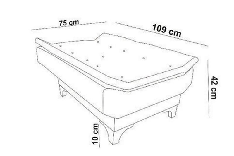 Mathenia lænestol med armlæn - Grå - Møbler - Stole & lænestole - Lænestole - Lænestol uden armlæn