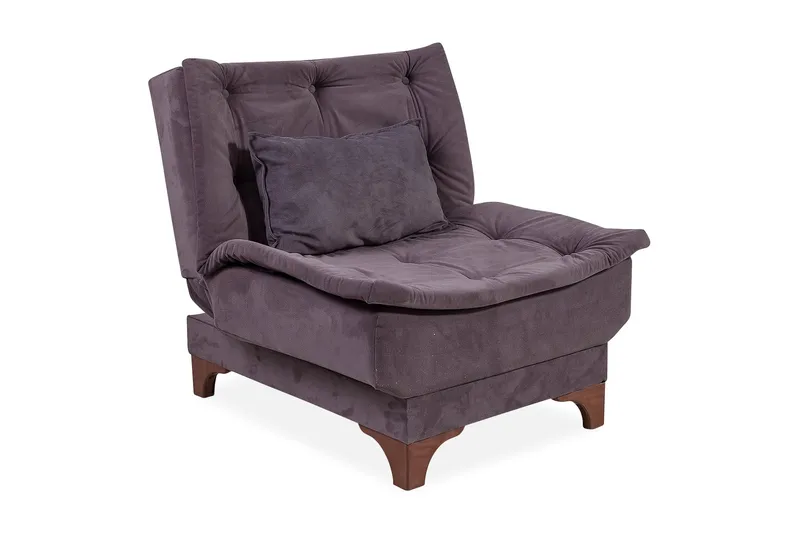 Mathenia lænestol med armlæn, Grå