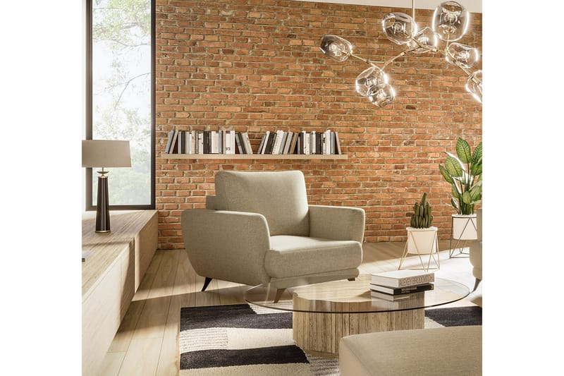 Megis Lænestol - Beige - Møbler - Stole & lænestole - Lænestole