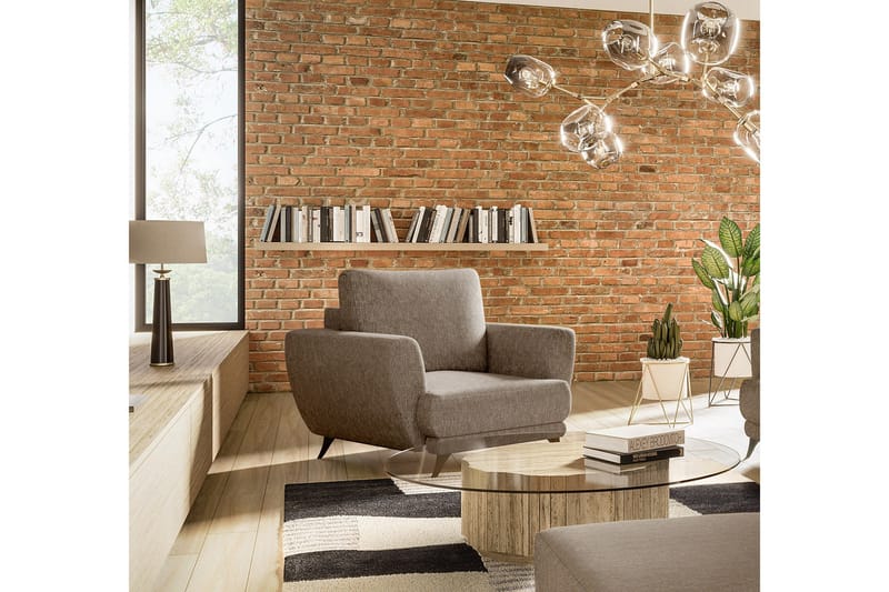 Megis Lænestol - Beige - Møbler - Stole & lænestole - Lænestole