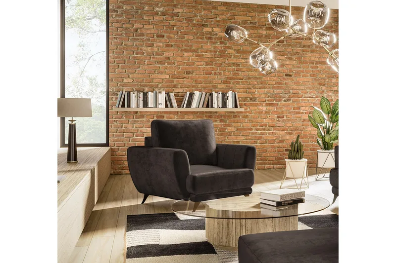 Megis L ænestol - Brun - Møbler - Stole & lænestole - Lænestole