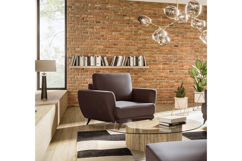 Megis Lænestol - Brun - Møbler - Stole & lænestole - Lænestole