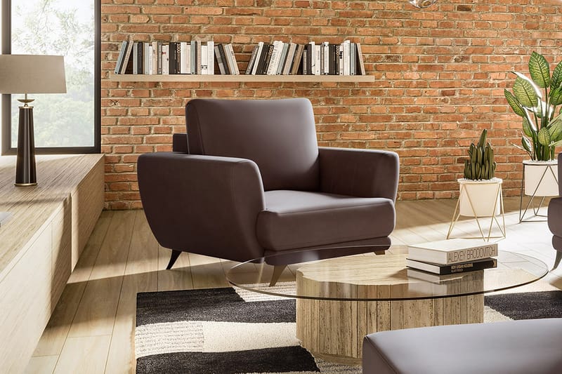 Megis Lænestol - Brun - Møbler - Stole & lænestole - Lænestole