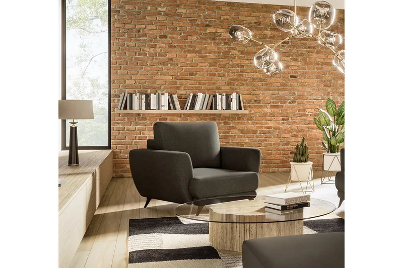 Megis L ænestol - Brun - Møbler - Stole & lænestole - Lænestole