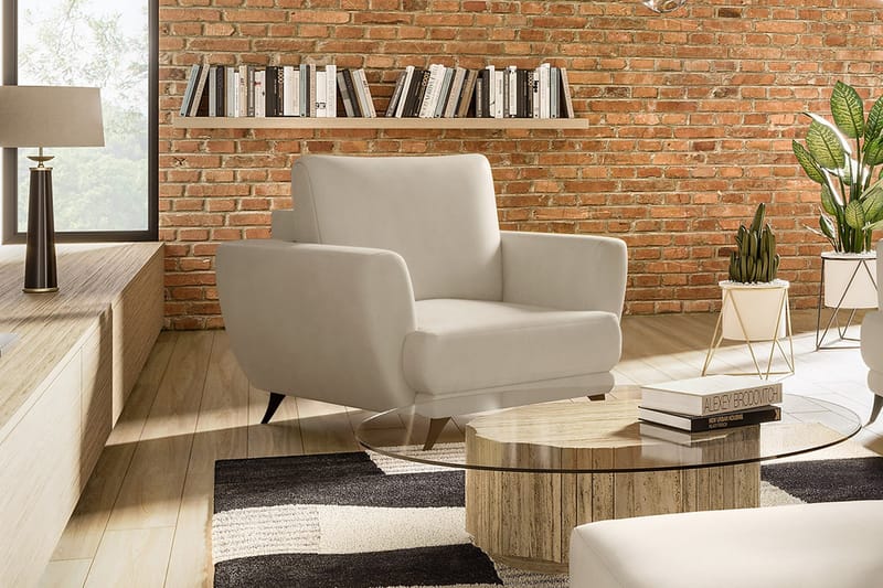 Megis Lænestol - Cremehvid - Møbler - Stole & lænestole - Lænestole