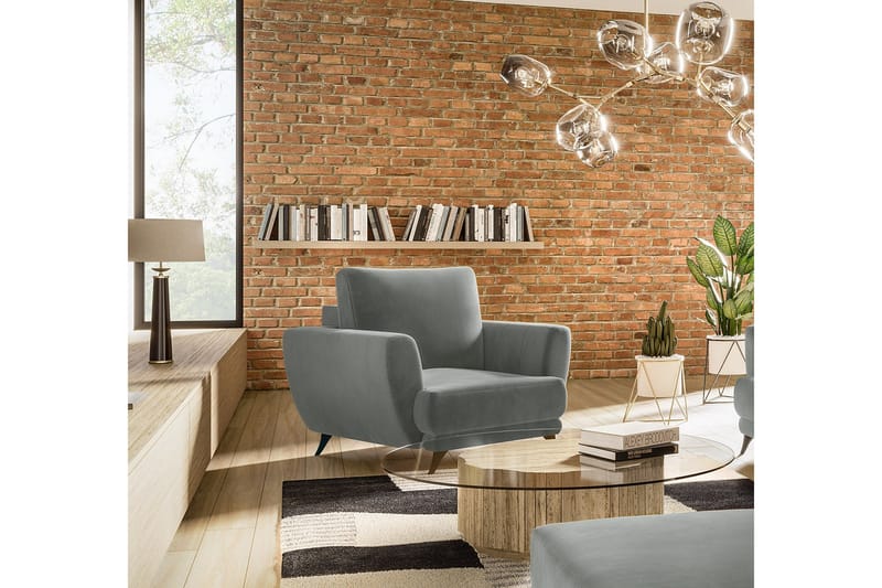 Megis Lænestol - Grå - Møbler - Stole & lænestole - Lænestole