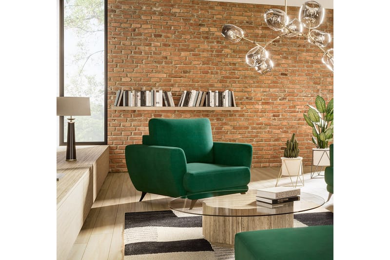 Megis Lænestol - Grøn - Møbler - Stole & lænestole - Lænestole