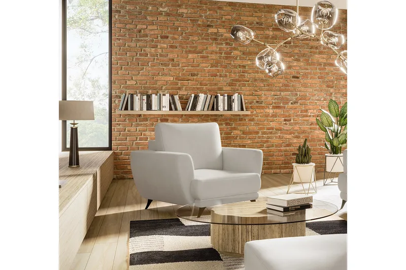 Megis Lænestol - Hvid - Møbler - Stole & lænestole - Lænestole