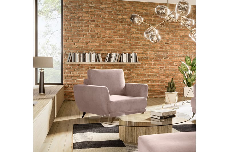 Megis Lænestol - Lys Lyserød - Møbler - Stole & lænestole - Lænestole