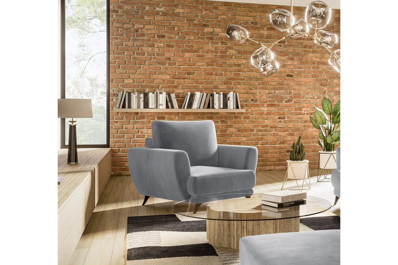 Megis Lænestol - Lysegrå - Møbler - Stole & lænestole - Lænestole