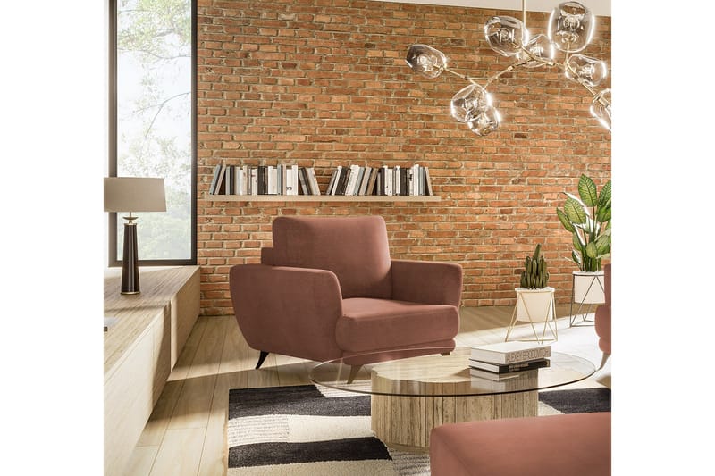 Megis Lænestol - Lyserød - Møbler - Stole & lænestole - Lænestole