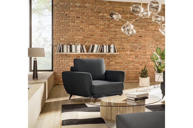 Megis L ænestol - Sort - Møbler - Stole & lænestole - Lænestole