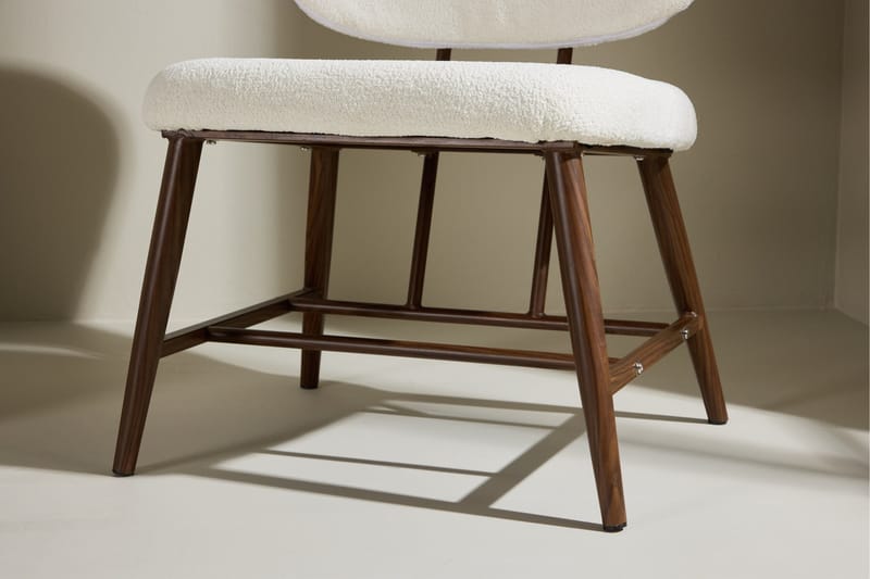 Midland Lænestol - Hvit - Møbler - Stole & lænestole - Lænestole - Lænestol uden armlæn