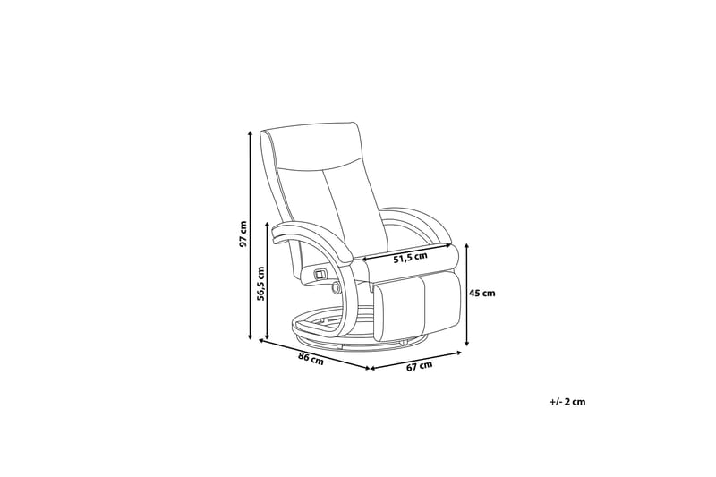 Might lænestol - Sort - Møbler - Stole & lænestole - Lænestole
