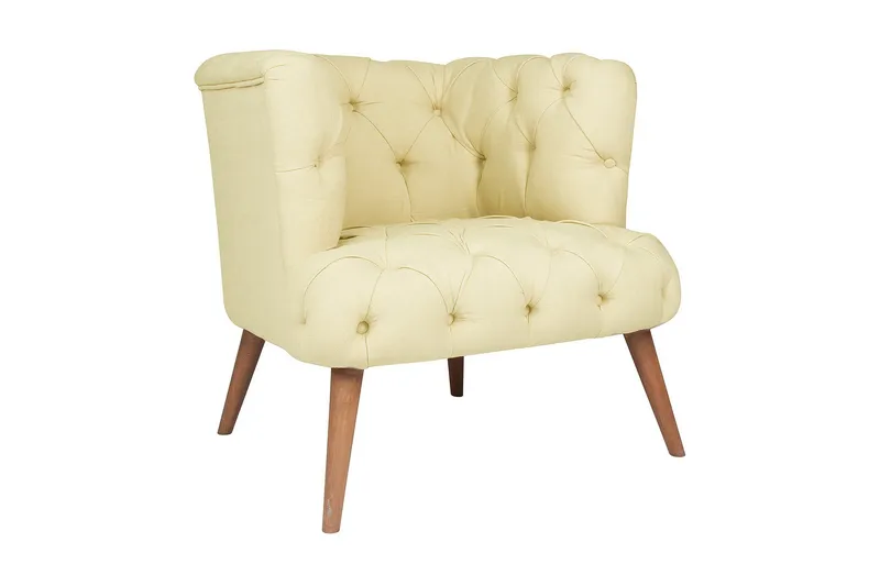 Monroew Lænestol, Cremehvid/Natur