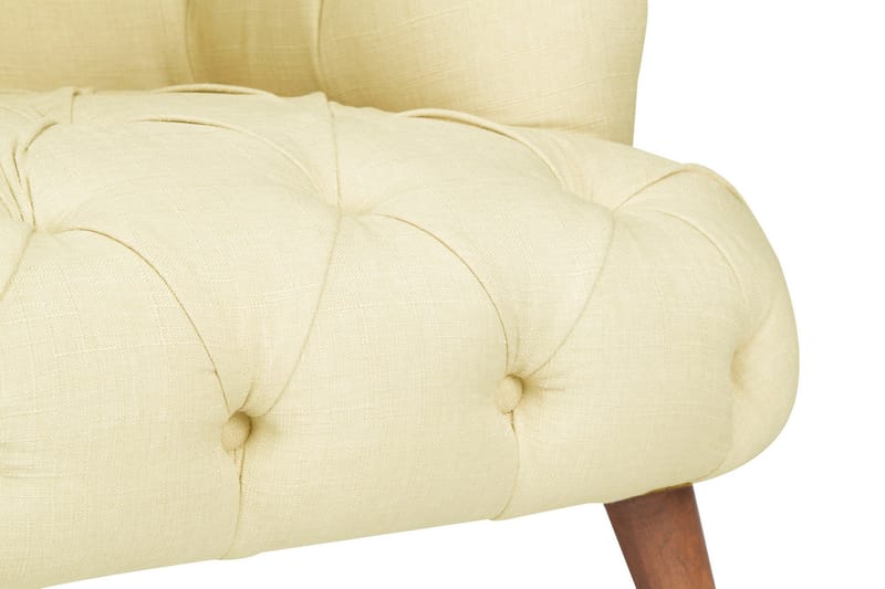 Monroew Lænestol - Cremehvid/Natur - Møbler - Stole & lænestole - Lænestole