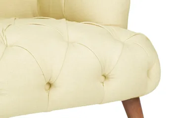 Monroew Lænestol - Cremehvid/Natur - Møbler - Stole & lænestole - Lænestole
