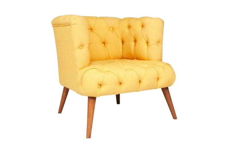 Monroew Lænestol, Gul/Natur