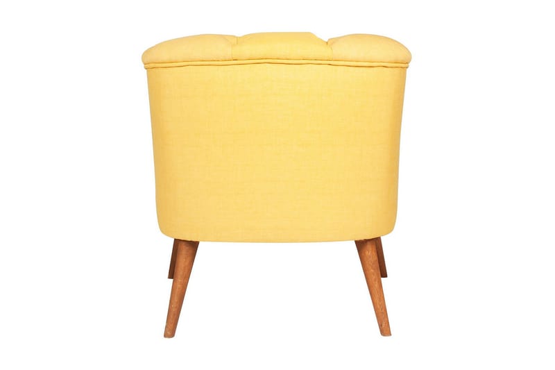 Monroew Lænestol - Gul/Natur - Møbler - Stole & lænestole - Lænestole